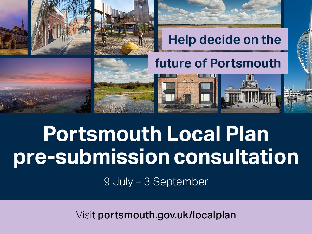 A new draft Local Plan for the city has been prepared by the council. Residents, local organisations, and businesses are invited to comment on the Plan from 9 Jul - 3 Sep 2024. To complete an online form or attend a drop-in event, find out more on: bit.ly/3L8JwCT