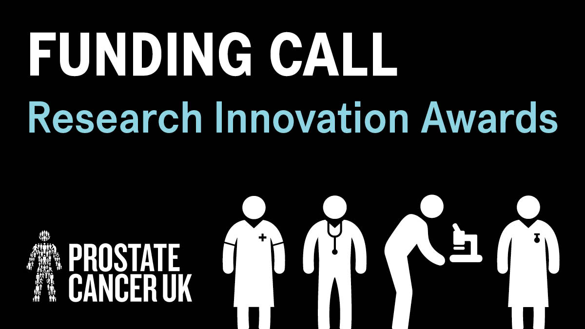 Attention prostate cancer researchers! The funding call for our latest round of Research Innovation Awards opens soon! Expression of interest applications open on 23rd July - find out more about the award here: bit.ly/2xw261K