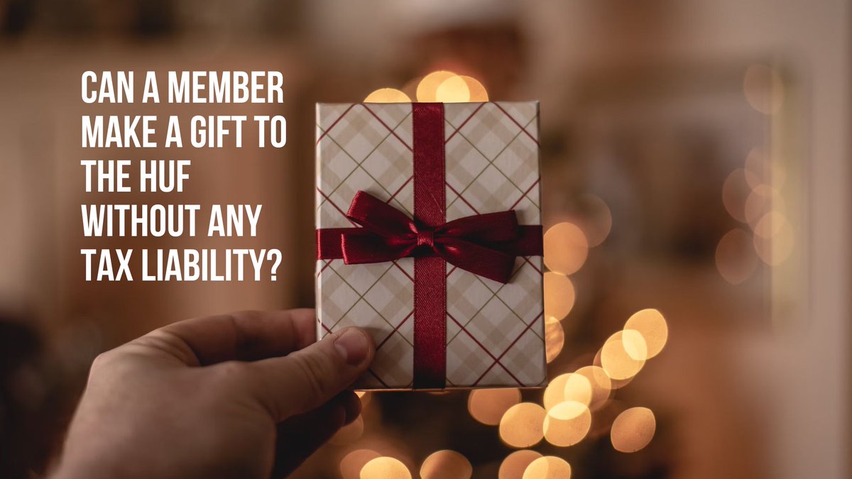 capaanoida's tweet photo. Learn about tax-free gifting to HUFs in India! Members can give unlimited gifts without tax implications, but income earned may be taxed. Understand more about managing taxes with HUF transfers. #TaxLaw #HUF #FinanceTips 📊💸

https://t.co/sIS69ufJoT https://t.co/EaQvgLJa3g