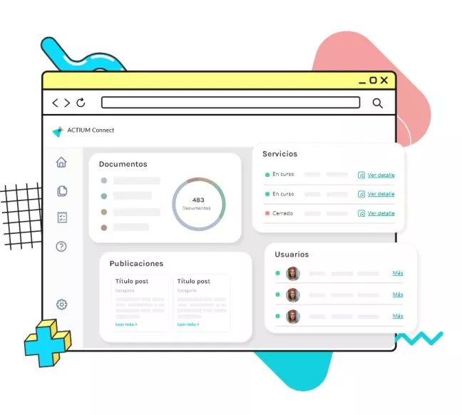 ActiumDigital's tweet photo. ¿Estás pensando en crear un área privada de usuarios? Descubre ACTIUM Connect, una herramienta 100% web integrable con tus sistemas (ERP, CRM, helpdesk, etc.), ofreciendo un entorno privado para la descarga de documentos, publicaciones, peticiones... 
👉 https://t.co/MfgBw069zo https://t.co/phNrydRtNG