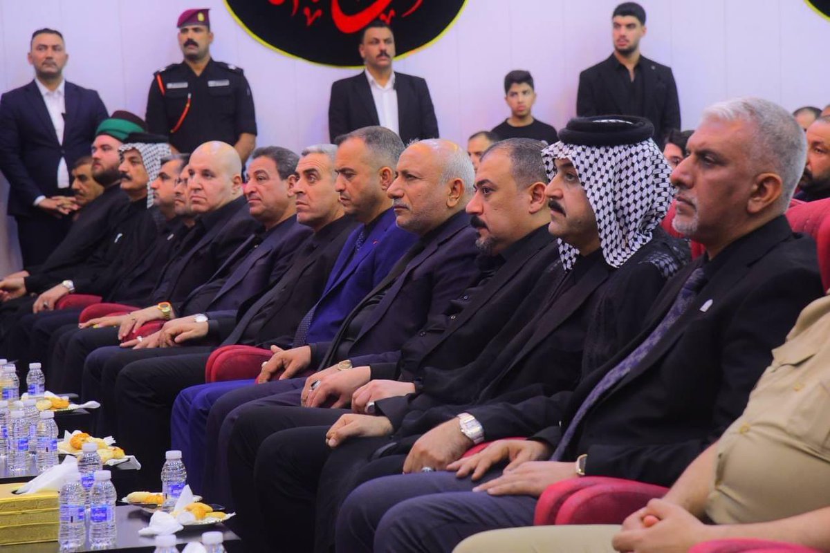 oneKarbala's tweet photo. محافظ كربلاء المقدسة المهندس نصيف جاسم الخطابي يحضر الى المجلس التأبيني للذكرى السنوية لأستشهاد شهيد الواجب المهندس عبير الخفاجي رحمه الله مدير بلدية كربلاء السابق 
#المكتب_الاعلامي https://t.co/Ock6IG9bIX