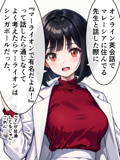 オンライン英会話で切ない勘違いをした女医ちゃん。 