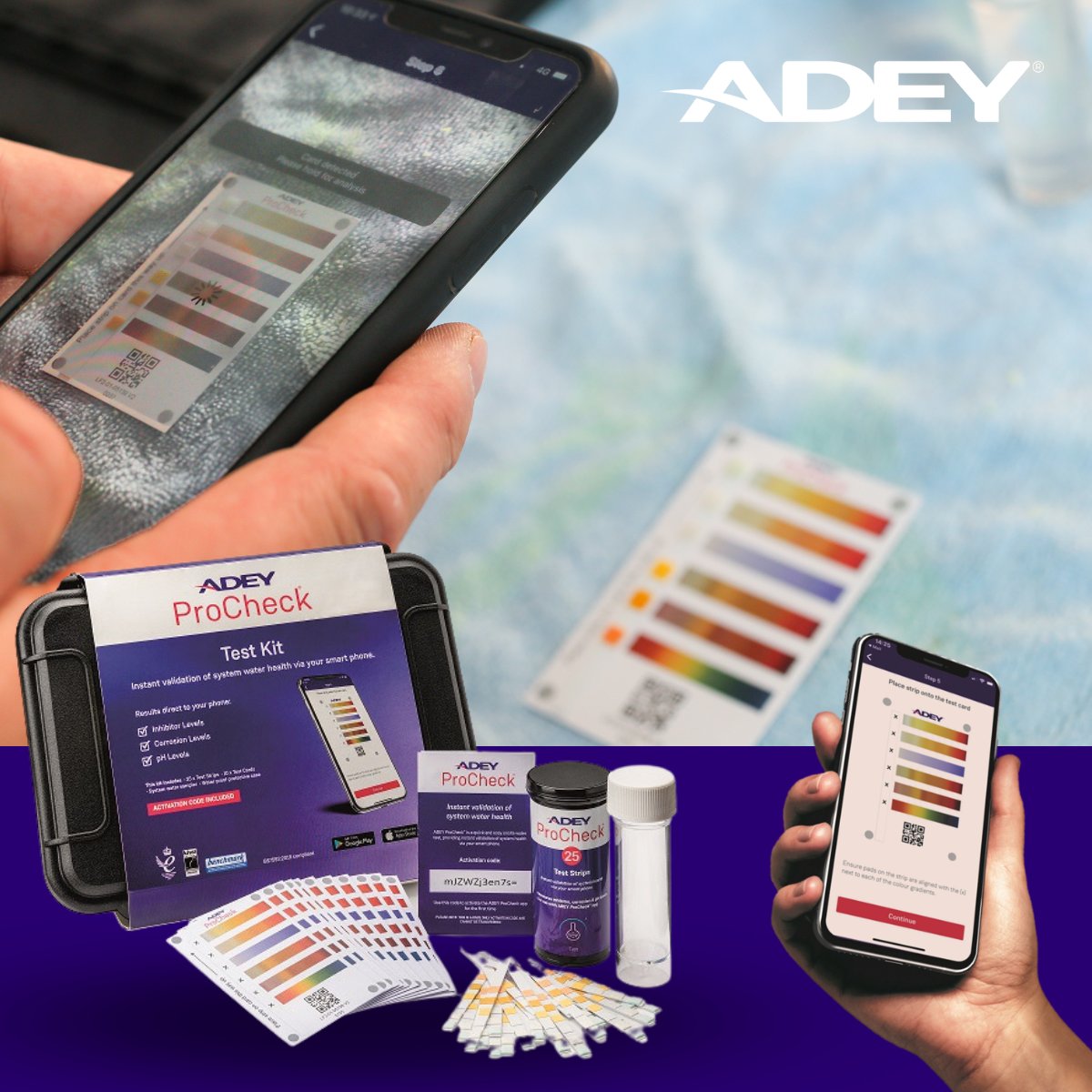 ADEY_Pro's tweet image. Did you know 👀? We've recently updated our ProCheck Digital Water Testing App for all Android users to improve functionality and ease of use. Update your Android ADEY ProCheck App on the Google Play Store today and test system water with ease 💪.

#adey #procheck #watertesting