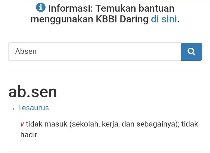 Yuita_A_S's tweet photo. @BEMFILKOMUB Alhamdulillah, kak. Tetapi yang benar harusnya presensi kak, bukan absen. https://t.co/XuEpBcCKdR