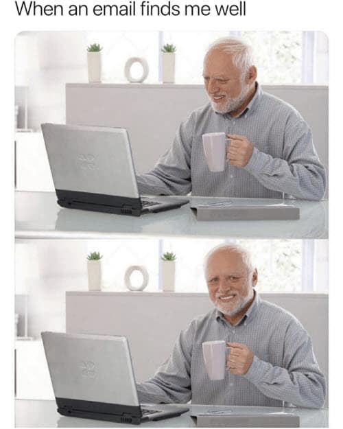 N_ko13's tweet photo. Downloading all these how this email found me memes because I feel them every day! https://t.co/hRAizpNKfZ