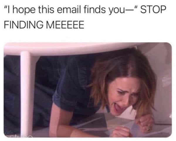N_ko13's tweet photo. Downloading all these how this email found me memes because I feel them every day! https://t.co/hRAizpNKfZ
