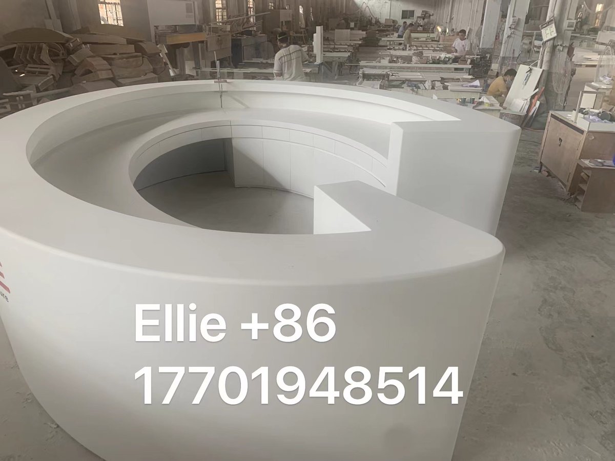 SELIMABAOTROL's tweet image. Reception countertop acrylic solid surface finished Product-Solid Surface Sheets Manufacturer
Mobile phone/Whatsapp:+86-17701948514
Email: sale2@gdsolid.com
#solidsurfacesheets #acrylicsolidsurface #artificialstone #slab #stone #design #designkitchen #hoteldesign #decoration