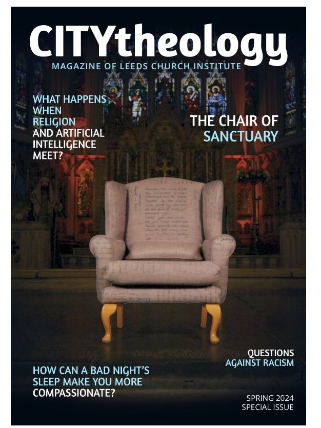 Promotion plans begin this week for the 'Chair of Sanctuary' tour across churches and faith schools in Leeds to explore themes of #welcome and #hospitality inspired by the words of <a href="/InderjitBhogal/">Inderjit Bhogal</a> at last year's <a href="/LCILeeds/">Leeds Church Institute</a> Hook Lecture lcileeds.org/citytheology/