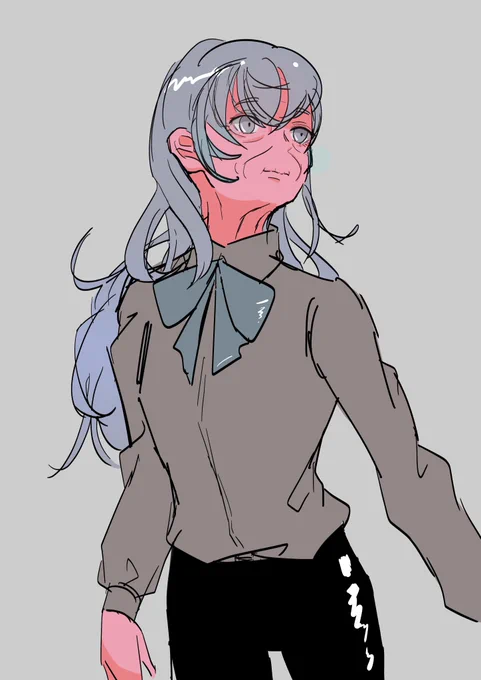 #オリジナル #oc #illustraion らくがきおばあちゃん