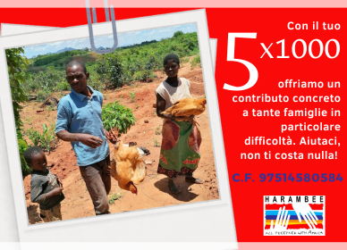 HarambeeAfrica's tweet photo. E' tempo di dichiarazione dei redditi! Destinando il tuo #5x1000 ad Harambee possiamo offrire un aiuto concreto a più di 5.000 persone in un anno!
Inserisci il CF: 97514580584 nello spazio dedicato.
Non ti costa nulla, ma vale tanto! 
#SolidarietàInAzione
https://t.co/Q3u8Cvnh18 https://t.co/oY4kKxFj8s