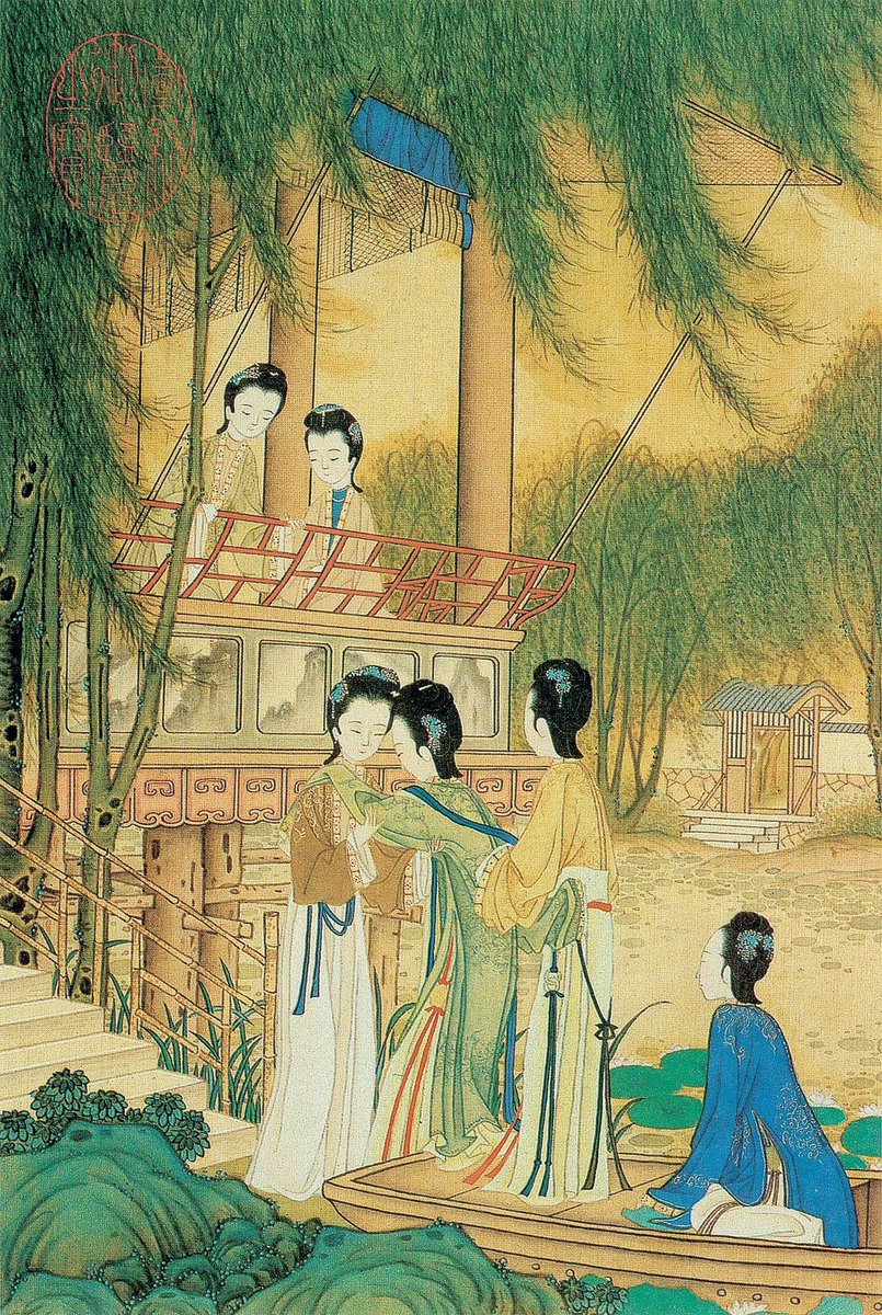 Jiao Bingzhen“Paintings of Ladies” from the series of court