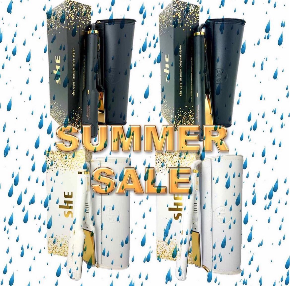 SheHairUK's tweet photo. Don’t let the weather ruin your #Summer #Style! Our Titanium Straightener’s are just £49.99 right now!!!
**Includes FREE delivery
https://t.co/dSE2rLcvqU
#SheHairUK #TitaniumStyler #TitaniumStraighteners #HairCare #SheHairStraighteners #Styling #Treat #GiftIdeas #Travel https://t.co/0WZCKppwEb