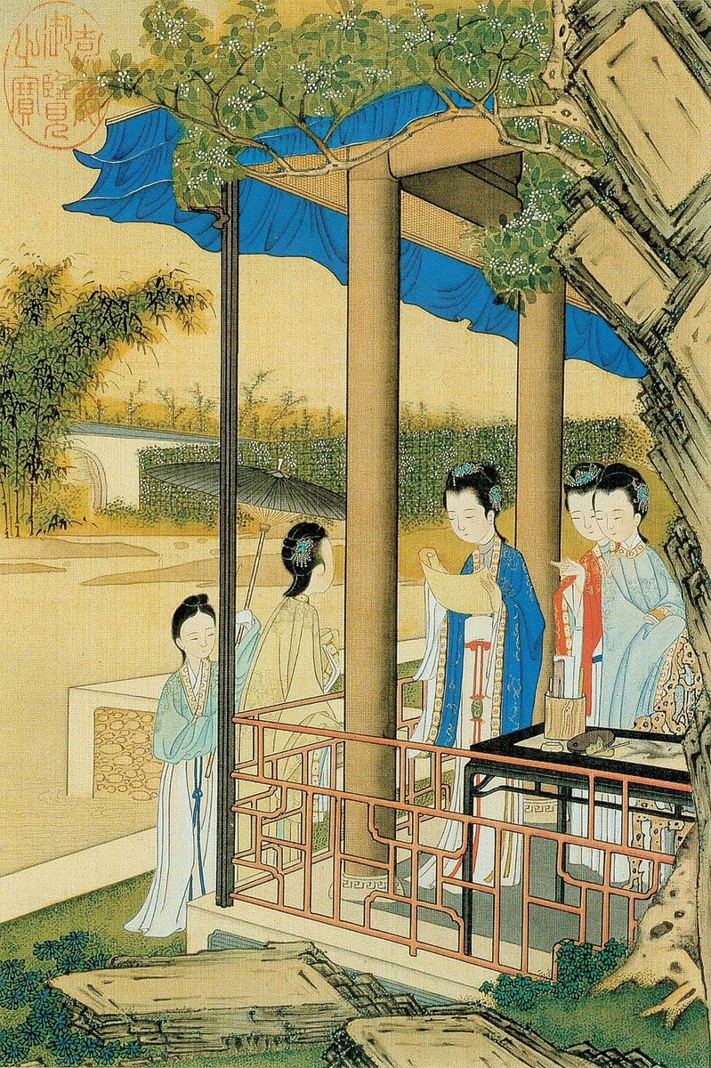 Jiao Bingzhen“Paintings of Ladies” from the series of court