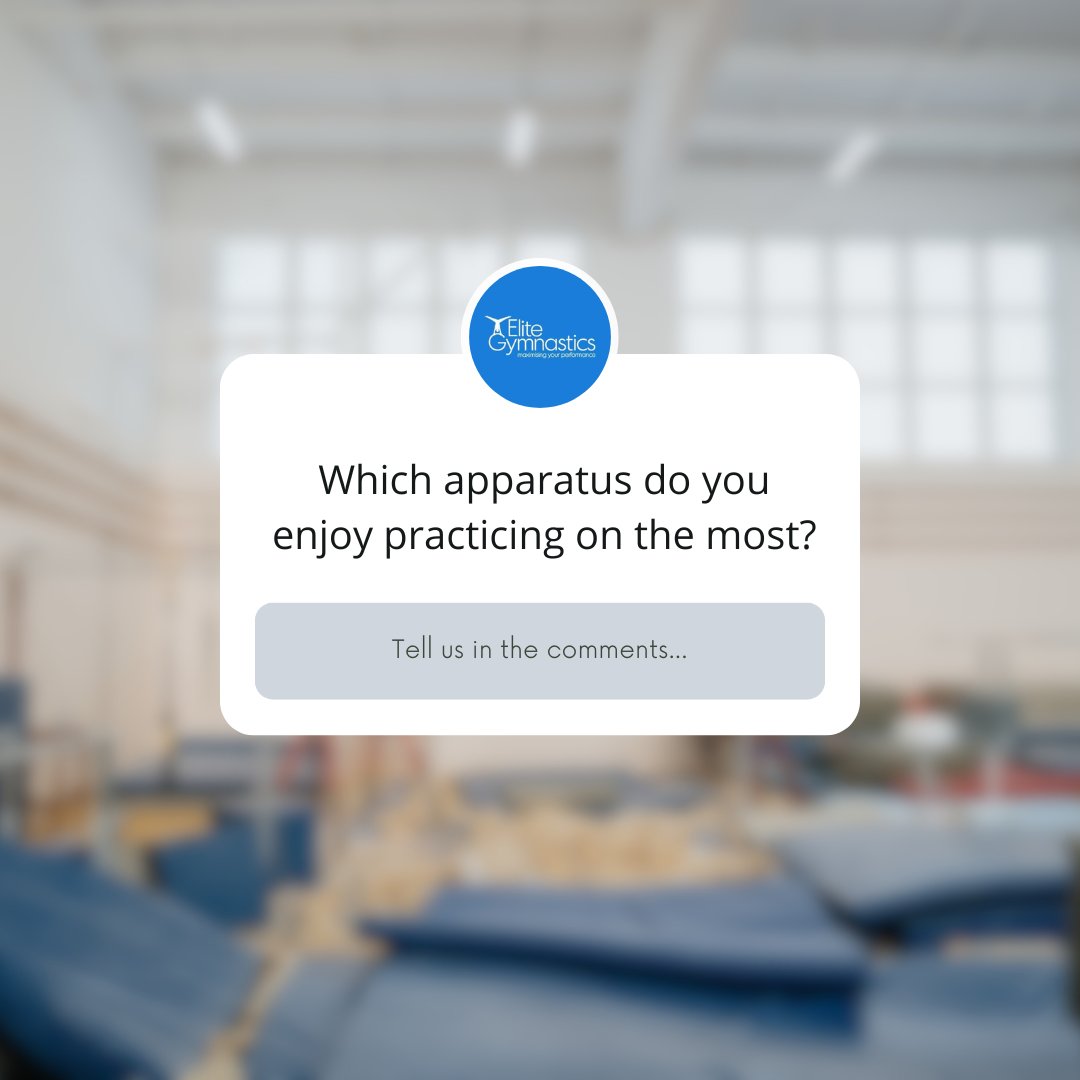 elitegymnastic's tweet photo. Hey gymnasts! 👋

We want to know - which apparatus is your favorite to practice on? Is it the thrill of the vault, the grace of the beam, the strength of the bars, or the artistry of the floor? Share your thoughts below!

https://t.co/dyXzz9EiRT https://t.co/Id8BAfhanw