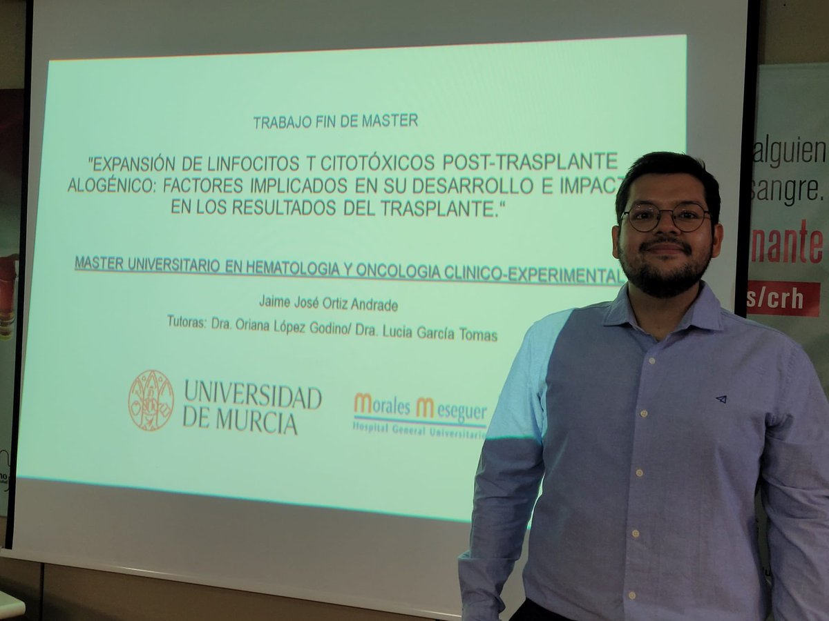 crh_MoralesIMIB's tweet photo. 🔬👩‍🎓🧑‍🎓📚Nuestros Residentes María Eugenia Martínez,  Javier Marco y Jaime José Ortiz defendieron sus Tesis Fin de Master en el Master de Hematologia y Oncologia Clínico-Experimental @UMU   Enhorabuena !!! https://t.co/Ph8pdjCYWQ