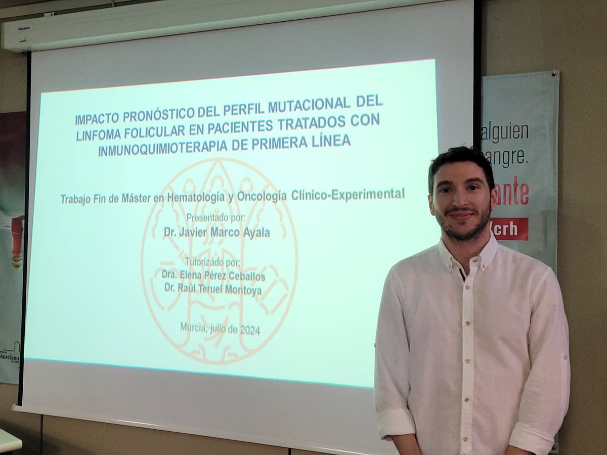 crh_MoralesIMIB's tweet photo. 🔬👩‍🎓🧑‍🎓📚Nuestros Residentes María Eugenia Martínez,  Javier Marco y Jaime José Ortiz defendieron sus Tesis Fin de Master en el Master de Hematologia y Oncologia Clínico-Experimental @UMU   Enhorabuena !!! https://t.co/Ph8pdjCYWQ