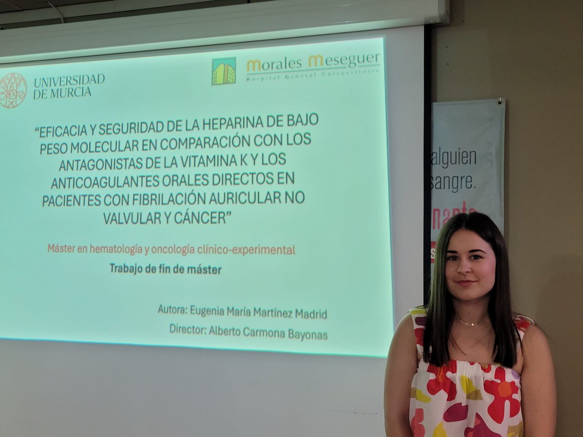 crh_MoralesIMIB's tweet photo. 🔬👩‍🎓🧑‍🎓📚Nuestros Residentes María Eugenia Martínez,  Javier Marco y Jaime José Ortiz defendieron sus Tesis Fin de Master en el Master de Hematologia y Oncologia Clínico-Experimental @UMU   Enhorabuena !!! https://t.co/Ph8pdjCYWQ