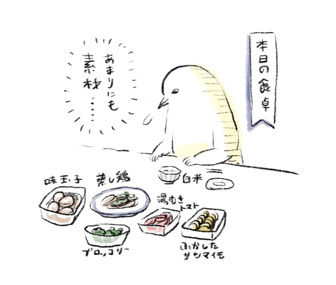 食卓こうなりがち(再掲) 