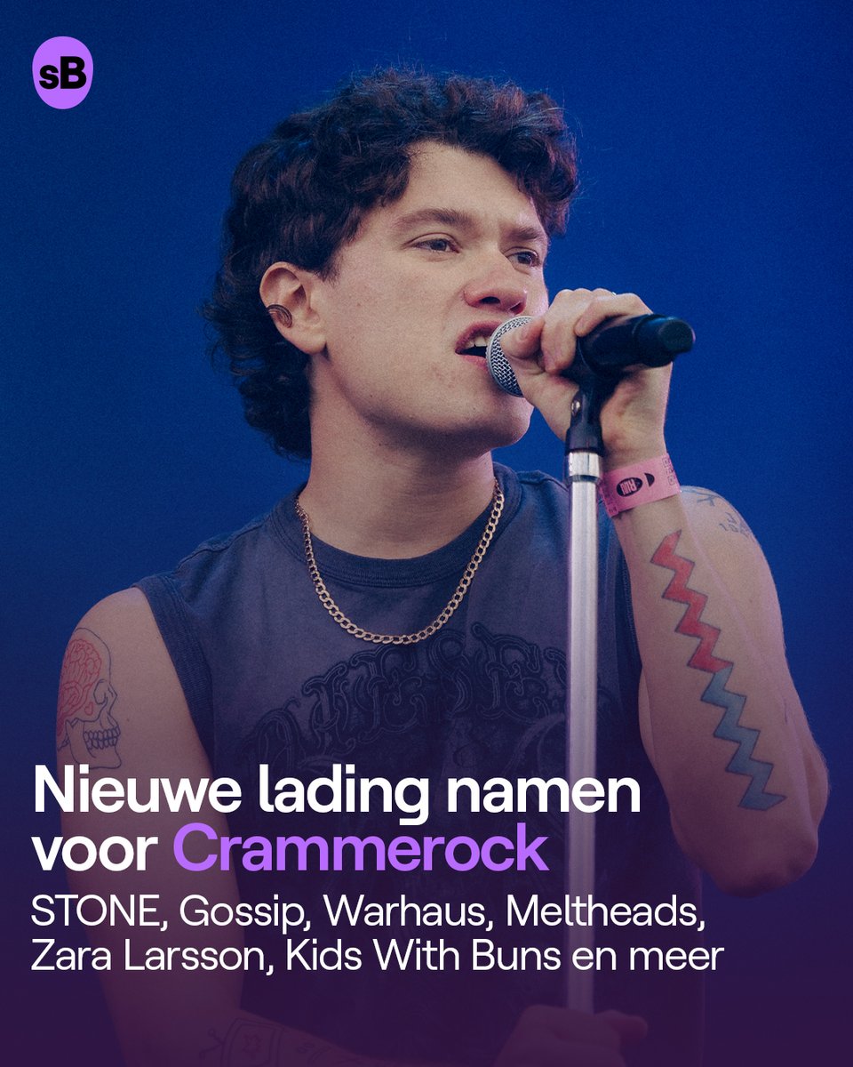 10 maal nieuw voor <a href="/crammerock/">Crammerock</a>: het festival in Stekene voegt namen uit binnen- en buitenland toe! Nieuw op de line-up zijn STONE, Gossip, Warhaus, Zara Larsson, Kids With Buns, Meltheads, MAKSIM, CYRIL, Omdat Het Kan Soundsystem &amp; Average Rob en Nina Black.