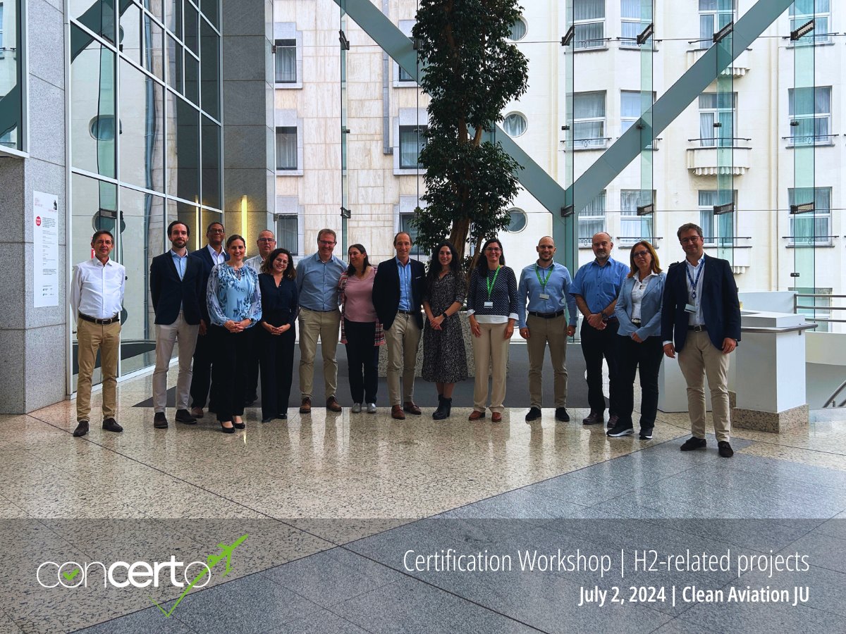 CONCERTO_EUproj's tweet photo. 📢 Workshop on H2 technologies organized by @CONCERTO_EUproj! 
📌@clean_aviation, Brussels, Belgium
📅 July 2, 2024
🫂 @EASA and @clean_aviation projects related to H2 technologies
🎯 Explore synergies with respect to safety and regulation activities https://t.co/bS4xAn2WTk