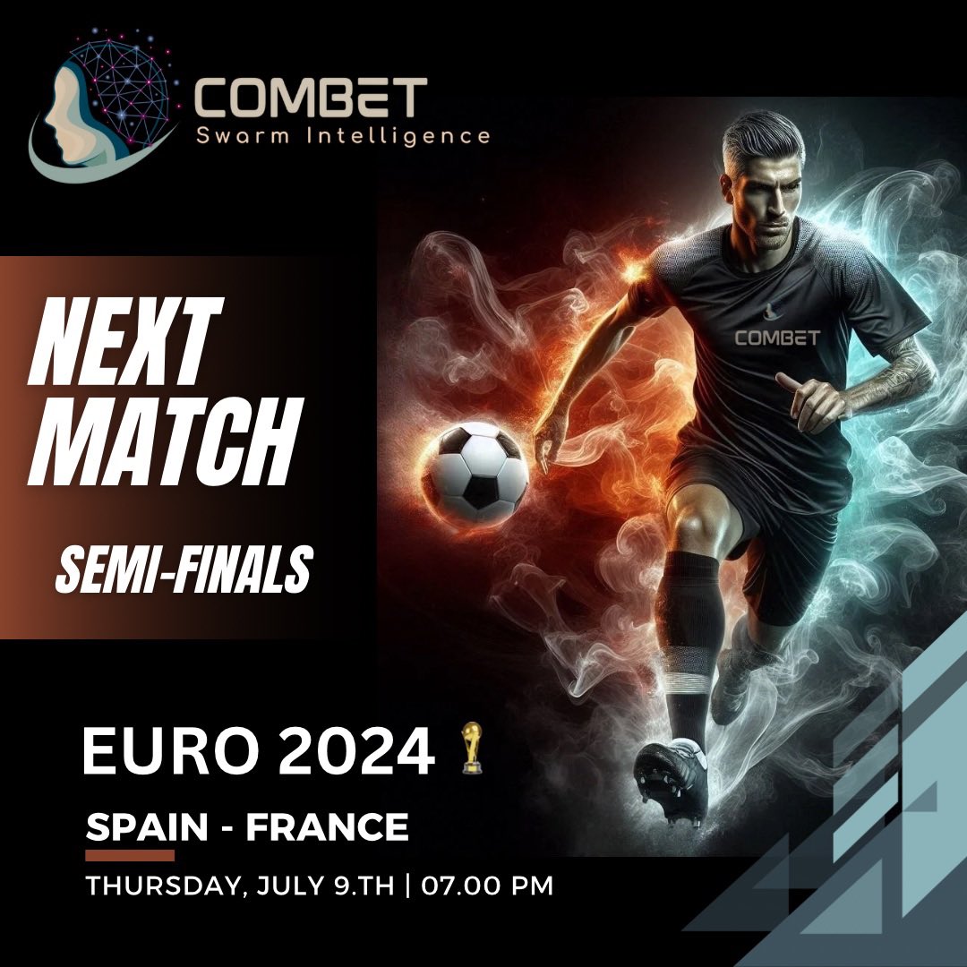 combetcoin's tweet photo. Dear COMBET Community, ⚽️

The excitement is palpable as today's EURO24 matches will determine who makes it to the finals.

Let's keep our fingers crossed and hope that we've placed our bets correctly for maximum winnings.

We're looking forward to a thrilling and successful evening with you all!

Your COMBET Team ⚽️

#típico #sportbettingtips #soccer #crypto #bets #community #cryptocurrency #binance  #binancesmartchain #krypto #community #solana #bitcoin  #bcgame #combetcommunity #bitcoin  #millionaire #euro2024  #soccer #sportbettingtips #bitcoin  #bet365 #casino #gambling #cardano #bitpanda #cryptocommunity #krypto #kryptowährung #sportwetten #sportwettentipps #combet