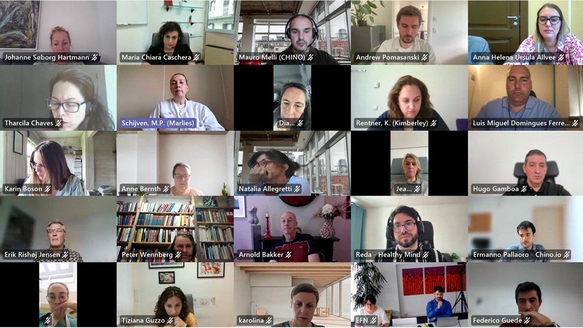 EFNBrussels's tweet photo. KeepCaring “Resilience and Mental Wellbeing of the Health and Care workforce” 4-year project has just started. Today the EFN and all the project partners are meeting for the first GA of the project.
#KeepCaring #MentalHealth #wellbeing #workforce #Nurses @EFNBrussels https://t.co/d23tm9vHHp