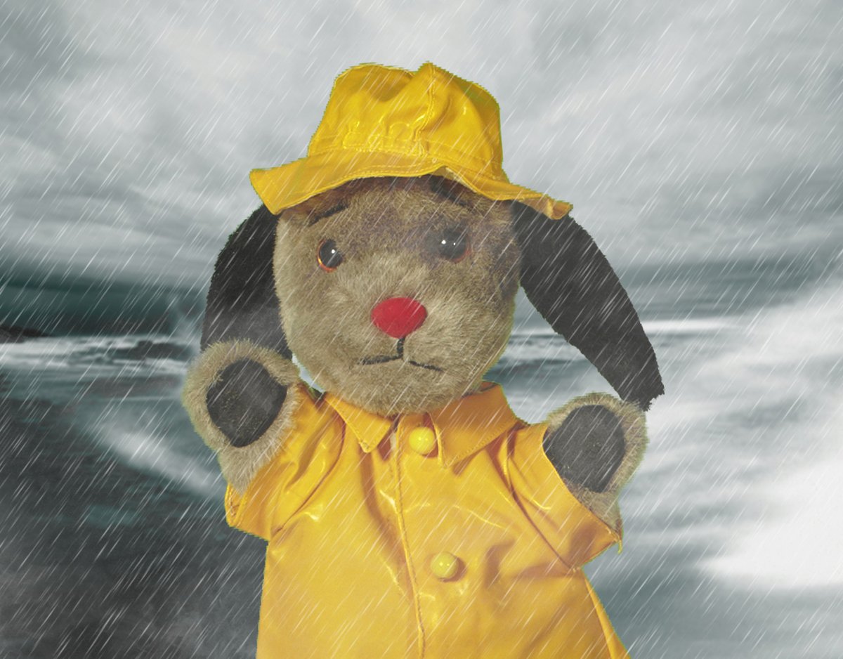 We probably won't need the suntan cream today...