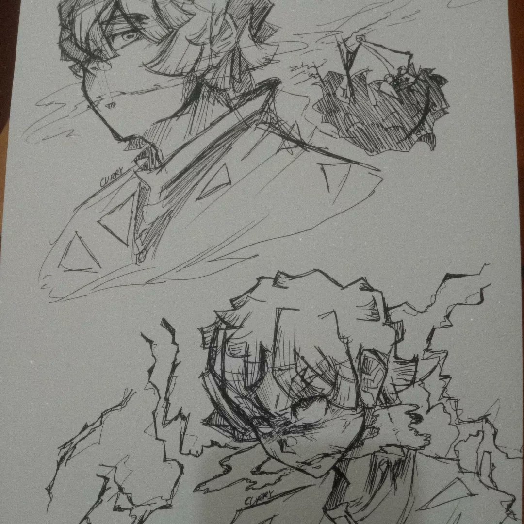 Curry_Doez_Stuf's tweet photo. I love this perverted little shit so much I EVEN MANAGED TO DRAW HIS HAIR????
(SORRY FOR THE LACK OF GOOD OMENS, I WILL GET BACK TO IT SOON!!)
#DemonSlayer #Zenitsu #Sketch #Ilovehimsomuch #FuckingFrenchFryHair #HeIsSoCute https://t.co/Ul48lho5vk