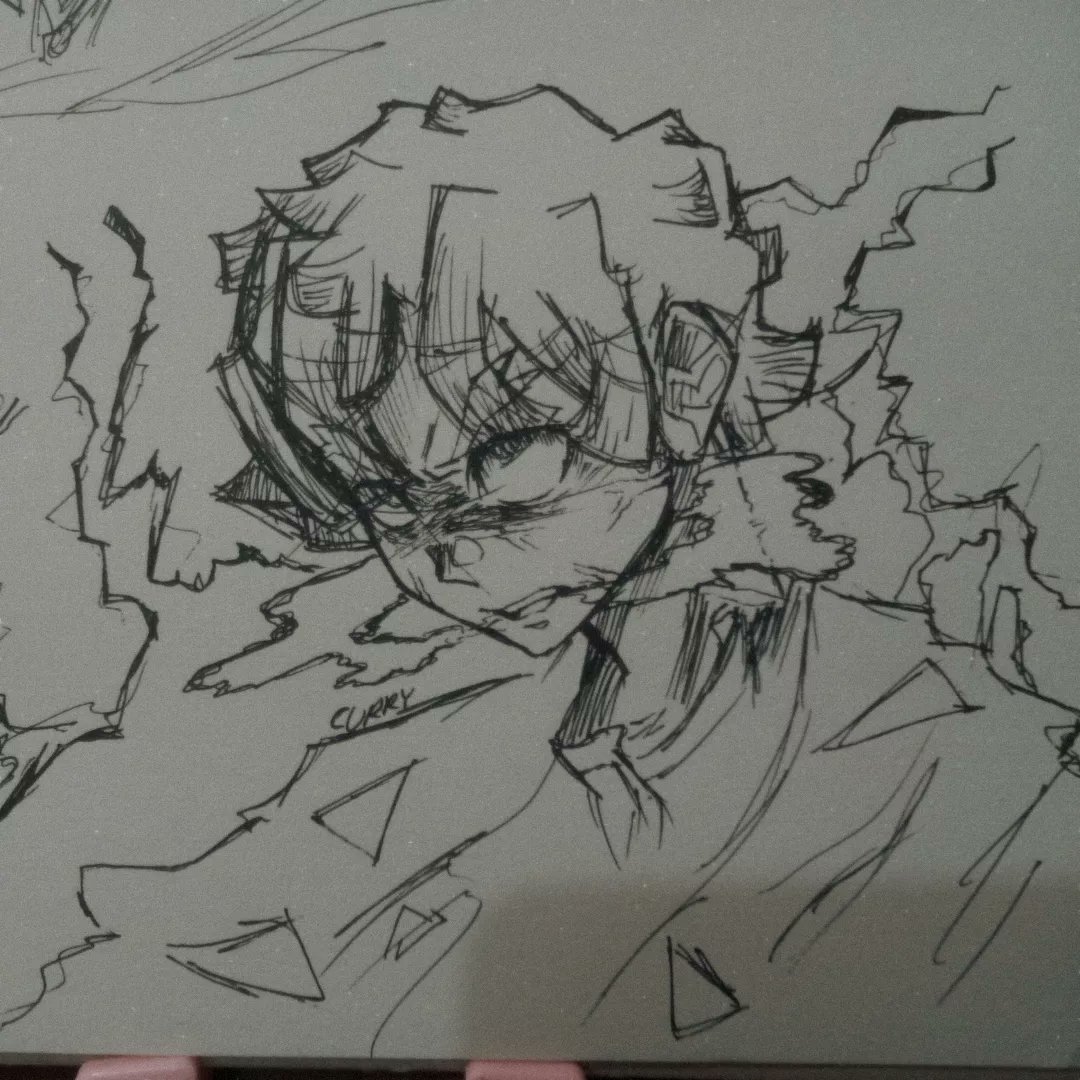 Curry_Doez_Stuf's tweet photo. I love this perverted little shit so much I EVEN MANAGED TO DRAW HIS HAIR????
(SORRY FOR THE LACK OF GOOD OMENS, I WILL GET BACK TO IT SOON!!)
#DemonSlayer #Zenitsu #Sketch #Ilovehimsomuch #FuckingFrenchFryHair #HeIsSoCute https://t.co/Ul48lho5vk