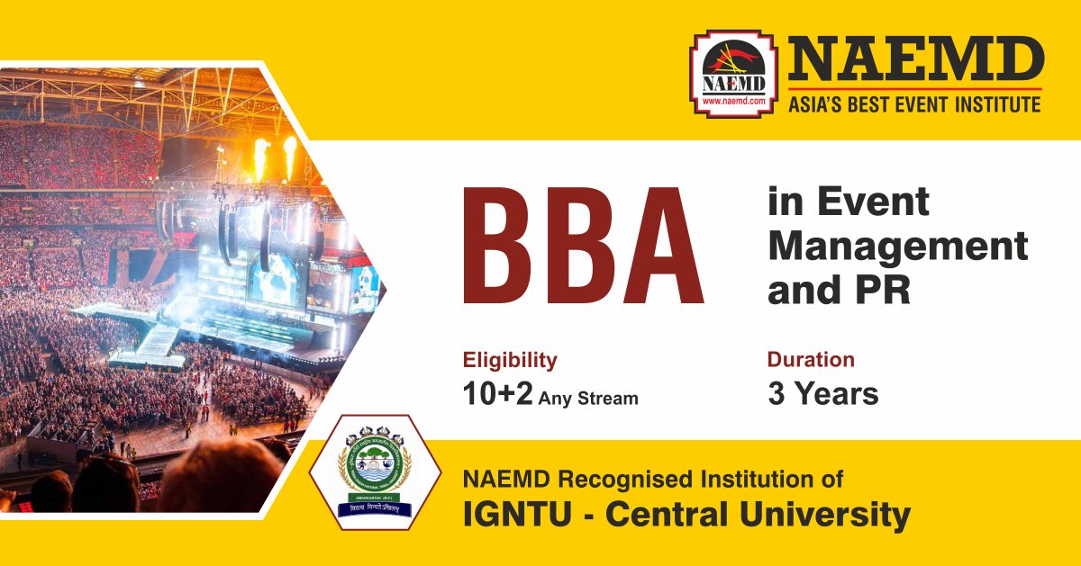naemdindia's tweet photo. Want to Apply for a Bachelor's (BBA) in Event Management course in India? NAEMD College offers Event Management courses in Delhi, Ahmedabad, Mumbai, Jaipur &amp; Kalyan.

https://t.co/0He0WCWYun

#NAEMD #EventManagement #Course https://t.co/NHduZ2nVeK
