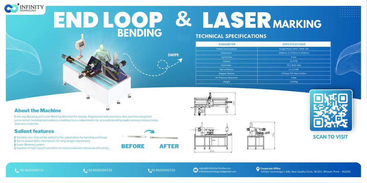 anandswami79913's tweet photo. Legendary Clamp Machine Series: Experience the trusted quality and innovation that has made Infinity Technology a household name.
#EndloopBendingMachine #InfinityTechnology #ClampMachine #LegendarySeries #BendingSolutions #MetalBending #Fabrication #Innovation #Precision https://t.co/jfLICj3PQk