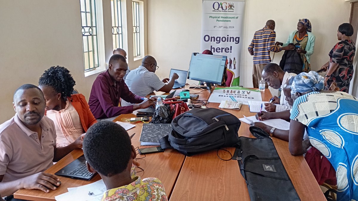GovtKumi's tweet photo. The Office of the Auditor General is currently conducting a head count verification exercise of all pensioners at the district headquarters. We all have a duty in mobilising our senior citizens to be part of this important exercise. 
@GCICUganda https://t.co/2c1flNA0Mj