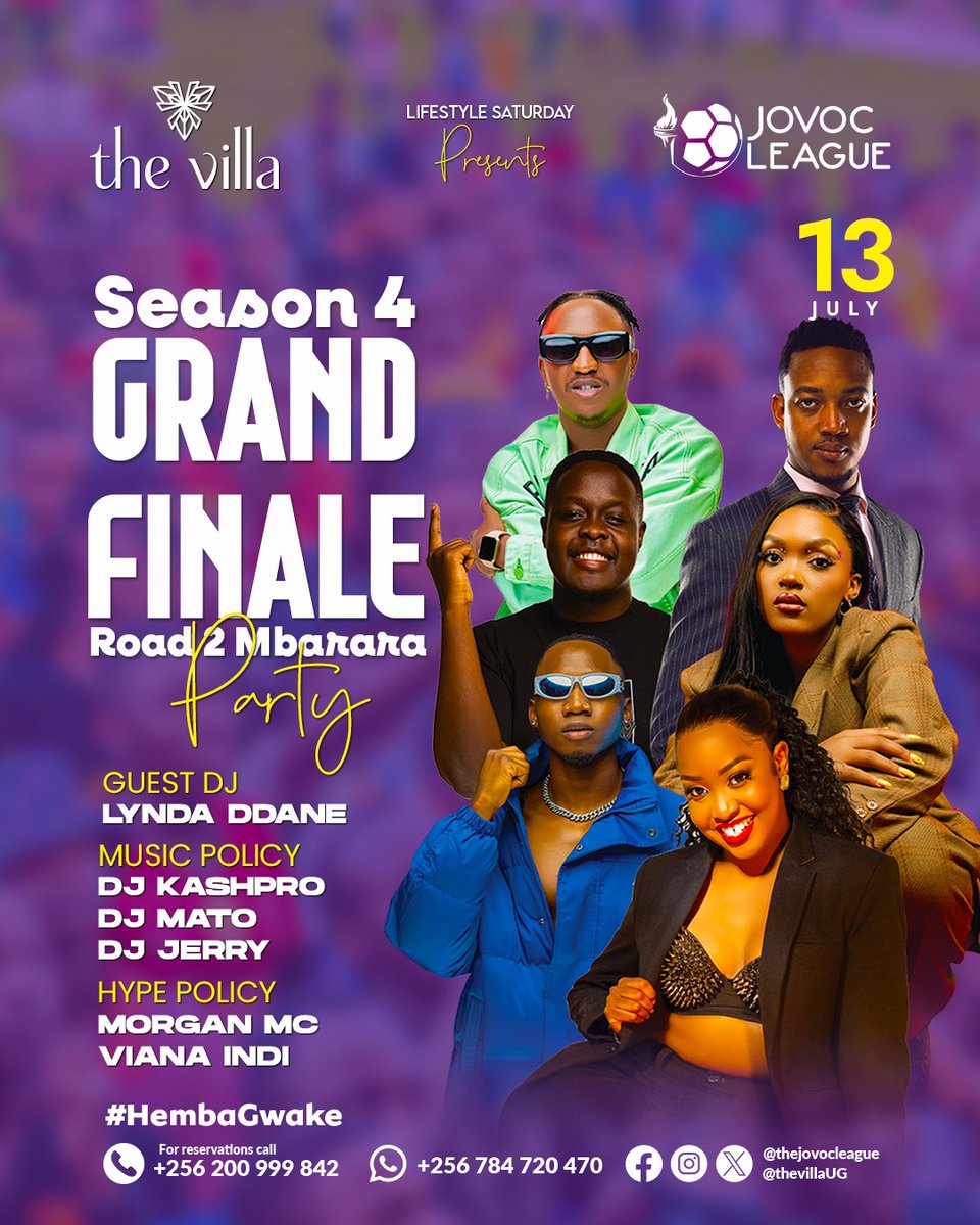 thevillaUG's tweet photo. This Saturday, we shall host the Holy gentlemen from @TheJovocLeague for some drinks and prayers. 😂😂

#HembaGwake 
#TheVillaExperience https://t.co/mXP4x0YKE5