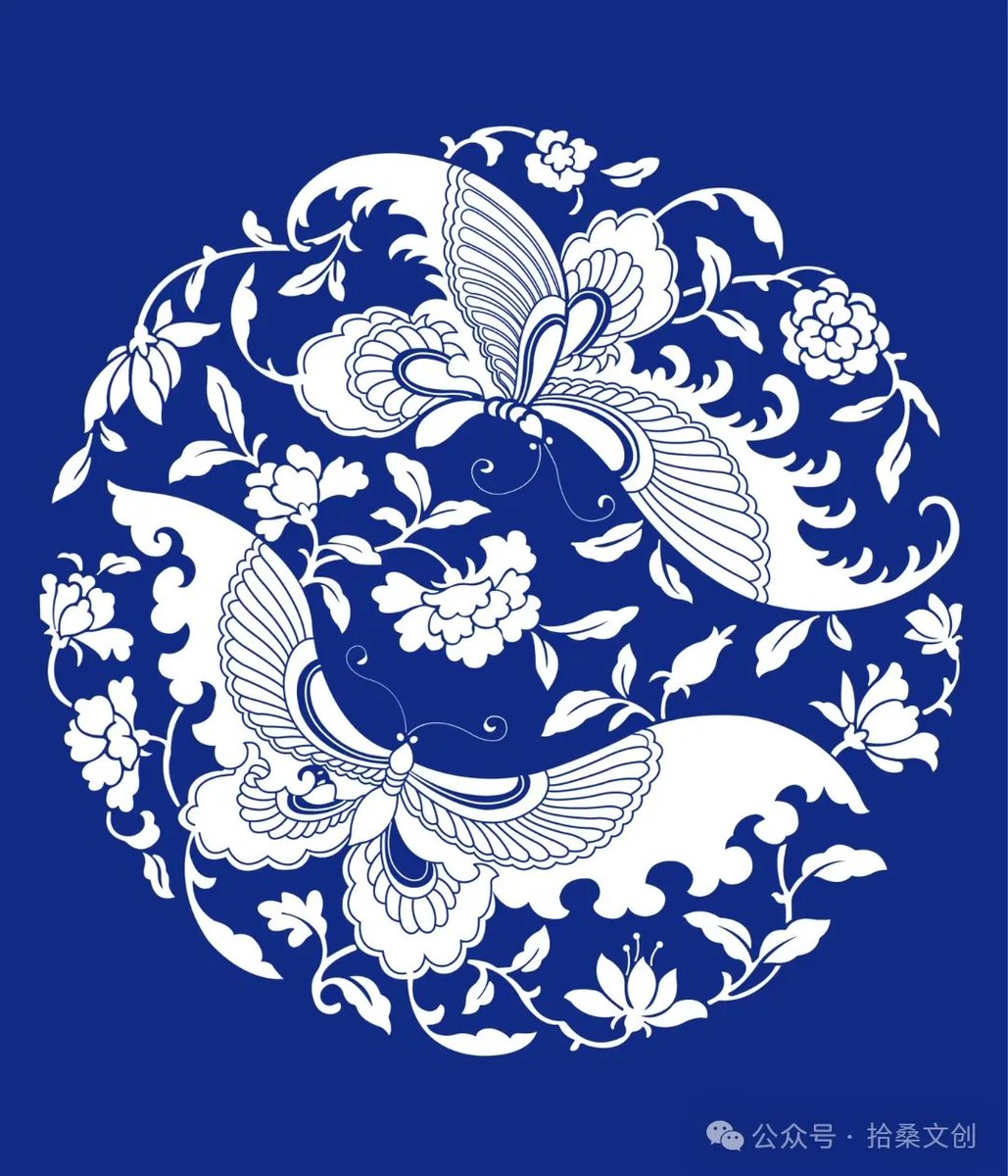 linqing1154's tweet photo. 青花瓷传统纹样剪纸 https://t.co/NpME07cxSR