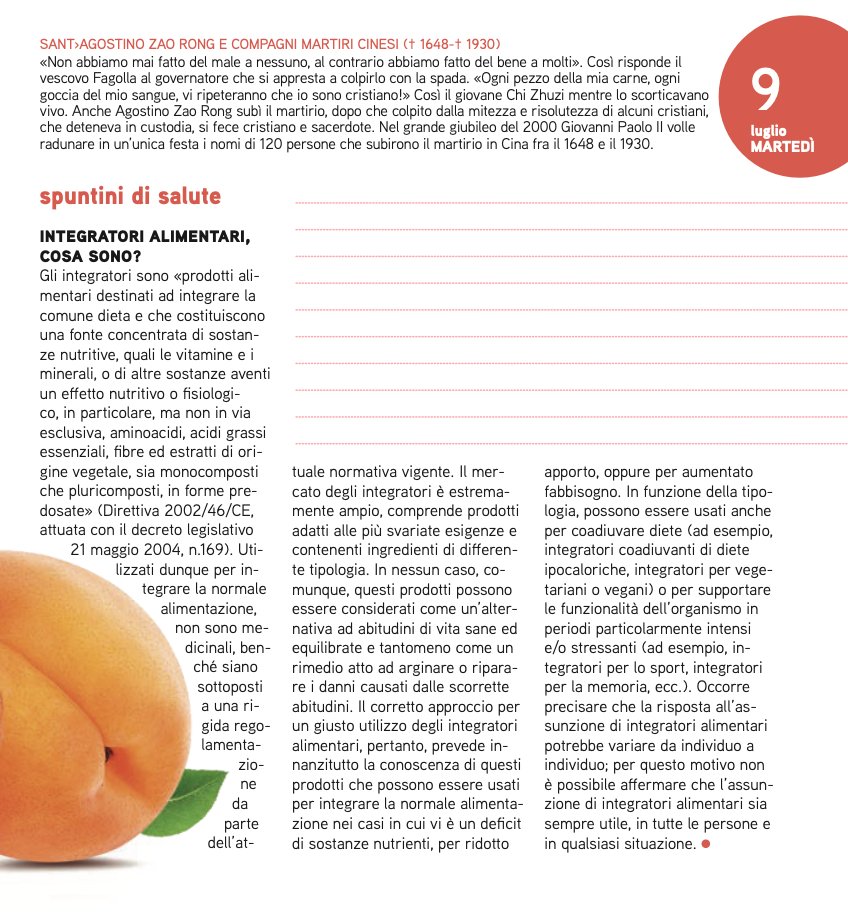 Sulla pagina di oggi di Adesso2024 si parla di integratori alimentari: cosa sono? Quando e come utilizzarli?