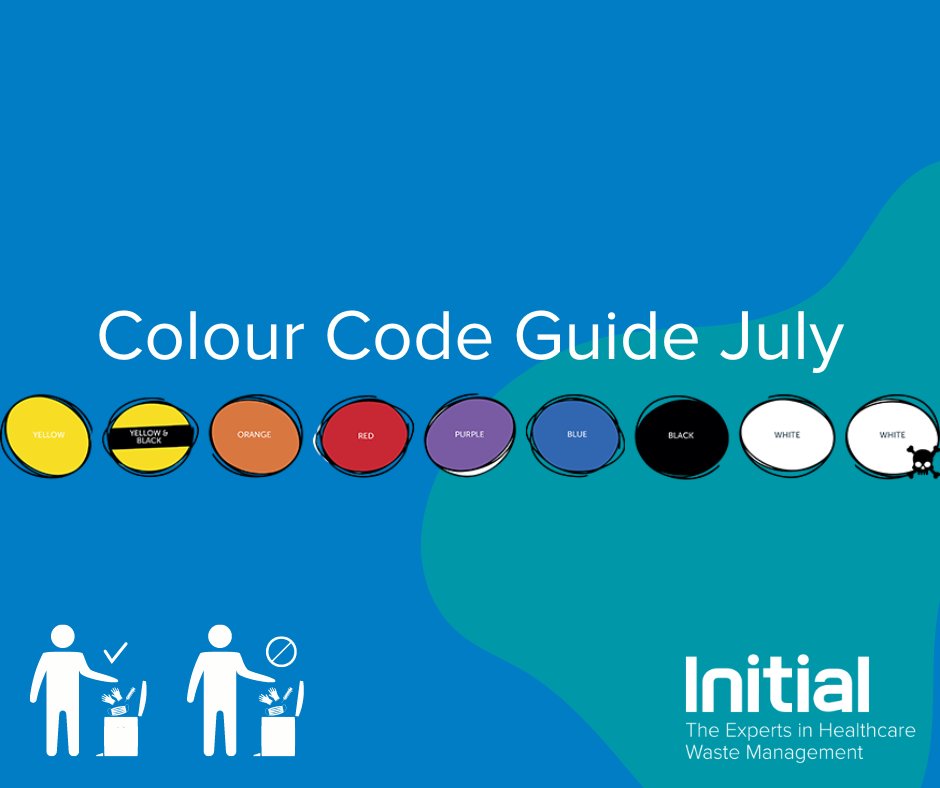 Hazardous &amp; Non-Hazardous waste needs to be segregated to comply with waste legislation &amp; guidelines. The DoH’s HTM 07-01 Safe Management of Healthcare Waste Memorandum. Learn more about the colour code.
initial.co.uk/blog/the-clini…