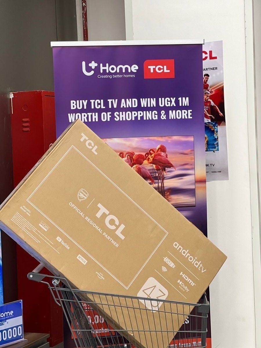 Atuhairecarol10's tweet photo. Experience the thrill of big screen entertainment with TCL TVs. Feel every moment of the game or movie like never before.
#TCLInspireGreatness
#TCLElectronicsUG https://t.co/xDUnUhyWz9