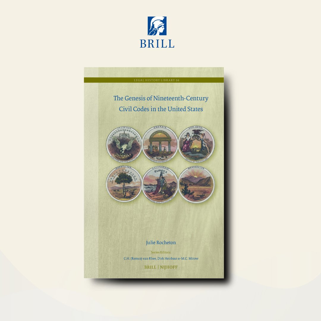 Brill_History's tweet photo. Unveiling the history of nineteenth-century #civilcodes in the #USA, this book examines their origin stories, circulation, and usage by focusing on the social-historical context of their drafting and legal concepts.
Find out more here: π https://t.co/PnLm3cUGsF https://t.co/DIoXyi4Mi3