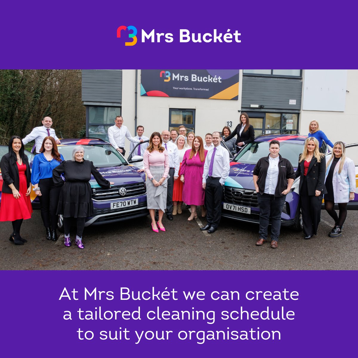 At Mrs Buckét, we don’t standardise our services. 

We offer high-quality commercial cleaning at a tailored price, with our service level differing, depending on your business’ budget and needs.

Get a quote today: mrs-bucket.co.uk/commercial-cle… 

#Cleaning #Services #Quote