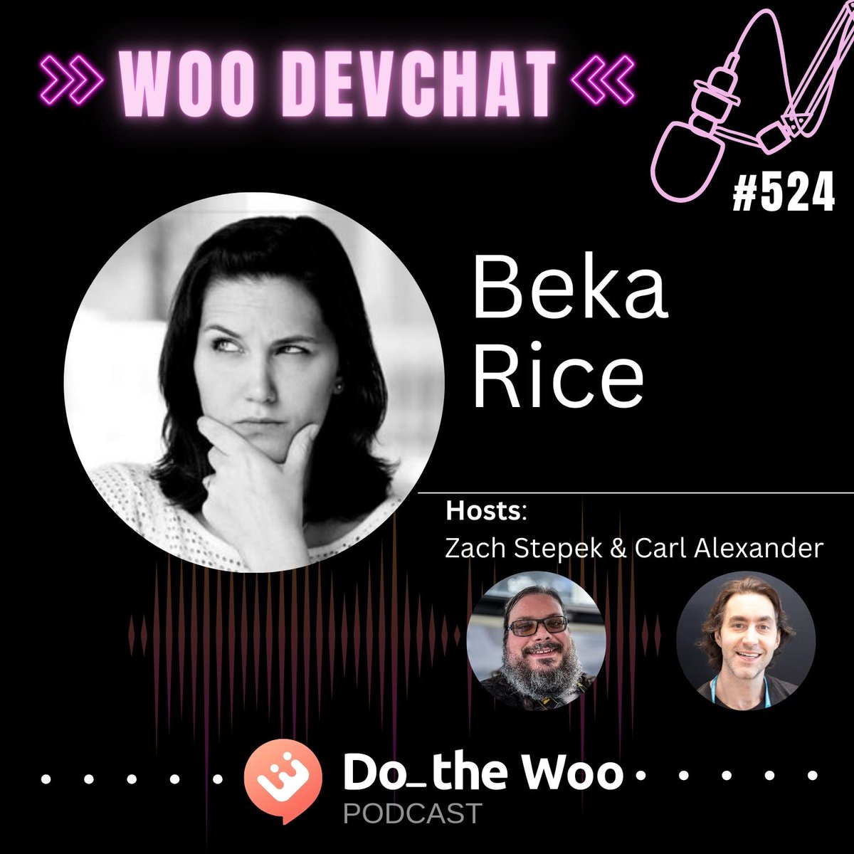 Don't miss this Woo DevChat as <a href="/zstepek/">Zach Stepek</a> and <a href="/twigpress/">Carl Alexander</a> talk all things WooCommerce with seasoned expert <a href="/Beka_Rice/">Beka Rice</a> and her journey. dothewoo.io/the-journey-an…