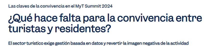 👉¿𝙌𝙪𝙚́ 𝙝𝙖𝙘𝙚 𝙛𝙖𝙡𝙩𝙖 𝙥𝙖𝙧𝙖 𝙡𝙖 𝙘𝙤𝙣𝙫𝙞𝙫𝙚𝙣𝙘𝙞𝙖 𝙚𝙣𝙩𝙧𝙚 𝙩𝙪𝙧𝙞𝙨𝙩𝙖𝙨 𝙮 𝙧𝙚𝙨𝙞𝙙𝙚𝙣𝙩𝙚𝙨? 
Gracias a <a href="/hosteltur/">hosteltur</a> por acompañarnos en la V edición del evento de referencia en #turismo de Baleares✨ 🌴
🔗Lee el artículo aquí: bit.ly/4cNqxtP