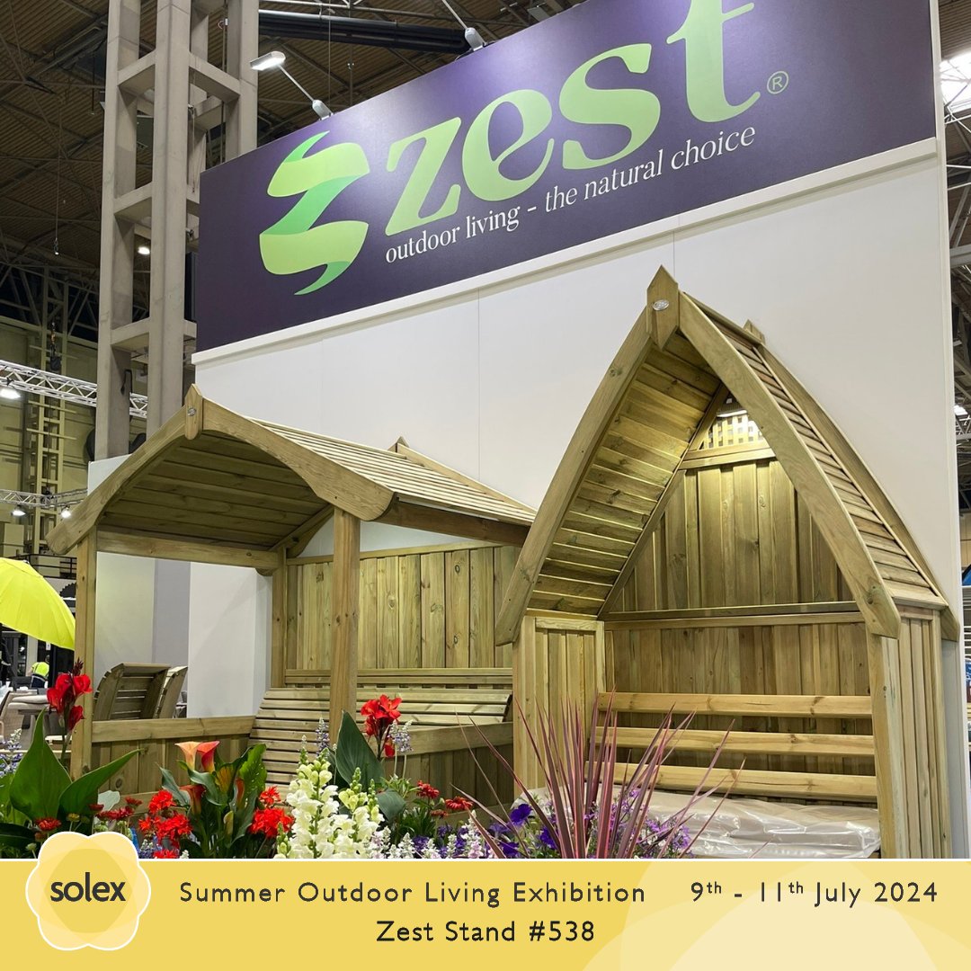 It's day 1 at #Solex2024 and we’re delighted to be showcasing our best-selling ranges of timber garden products. If you're at the trade exhibition over the next few days come and say hello, we’re at stand 538

#Solex #Solex2024