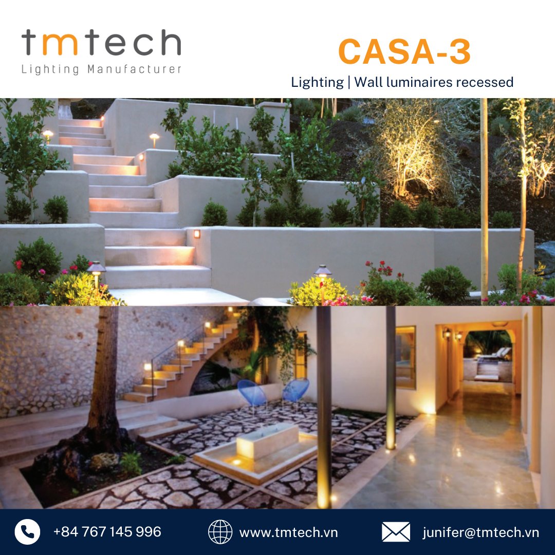 Wall Luminaires Recessed - Discreet Elegance for Any Wall!
Link: tmtech.vn/products/wall-…
Site: tmtech.vn
Email: junifer@tmtech.vn
Hotline: +84 767 145 996
#walllight #walllighting #walllightdesign #walllightdecor #recessed #recessedlighting #recessedlight