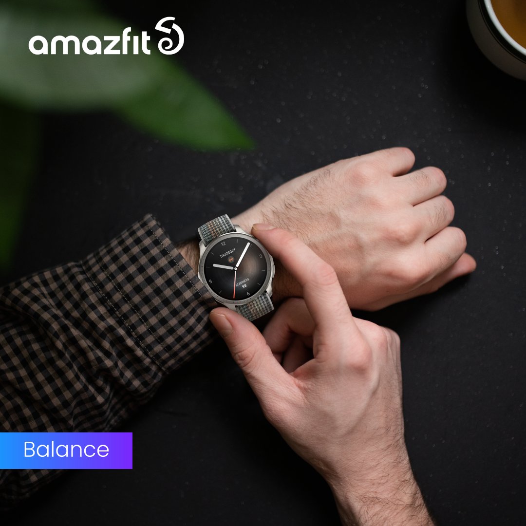 AmazfitIN's tweet photo. โ๏ธโจ Experience balance in every beat with our Ultra-big Screen Smartwatch, boasting a rich app ecosystem that keeps you connected and motivated.
Discover the Amazfit Balance and feel the excitement in every heartbeat! ๐๐ช
#AmazfitBalance #BalanceInEveryBeat https://t.co/o3WAsgGfbU