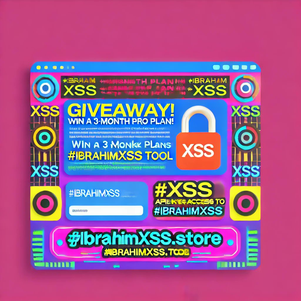 xss0r's tweet image. 🚨 Last Giveaway for #IBRAHIMXSS Tool: 5 Days of Free Testing for Everyone!

Hello Community and Bug Bounty Hunters! 🕵️‍♂️🔍
I&apos;m excited to announce the final giveaway for the #IBRAHIMXSS Tool! Due to overwhelming requests, I&apos;m offering 5 days of free testing for this amazing tool.…