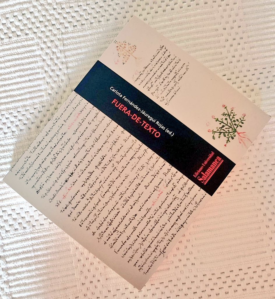 JaimeRoLeo's tweet photo. Hace unas semanas salió publicado Fuera-de-texto, un libro coordinado y organizado desde la facultad de Filosofía (área de Estética y Teoría de las Artes) de la USAL. Muy feliz de haber podido participar en él junto a antiguos colegas y profesores ✌️❤️ https://t.co/WCLj7dHnn7
