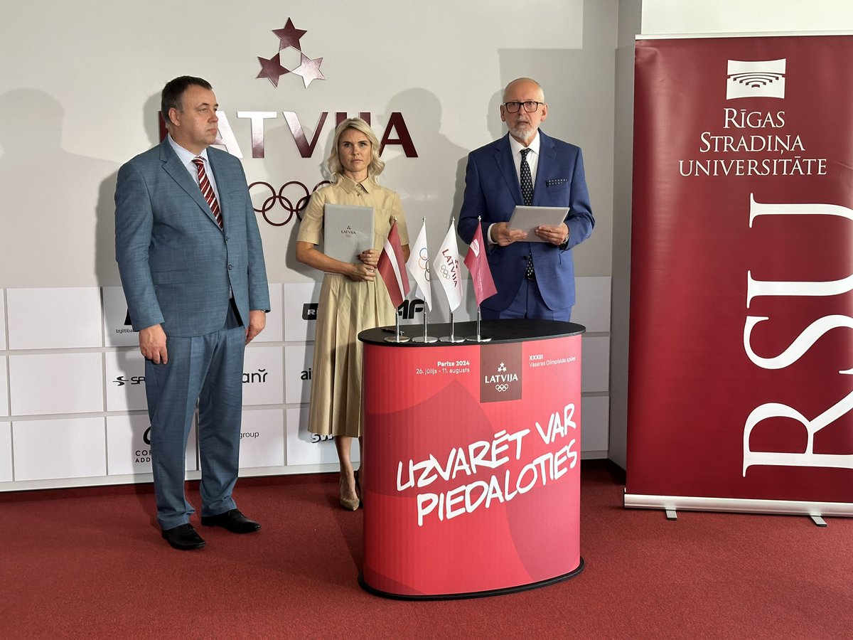 ➡️✍🏼 Lai uzlabotu bērnu un pusaudžu fiziskās un mentālās veselības stāvokli ilgtermiņā, 8.jūlijā tika parakstīts sadarbības memorands starp Rīgas Stradiņa universitāti (RSU) <a href="/RigaStradinsUni/">Riga Stradins Uni</a>, Bērnu slimnīcas fondu <a href="/BSFonds/">Bērnu slimnīcas fonds</a> , Bērnu un pusaudžu resursu centru un Latvijas Olimpisko