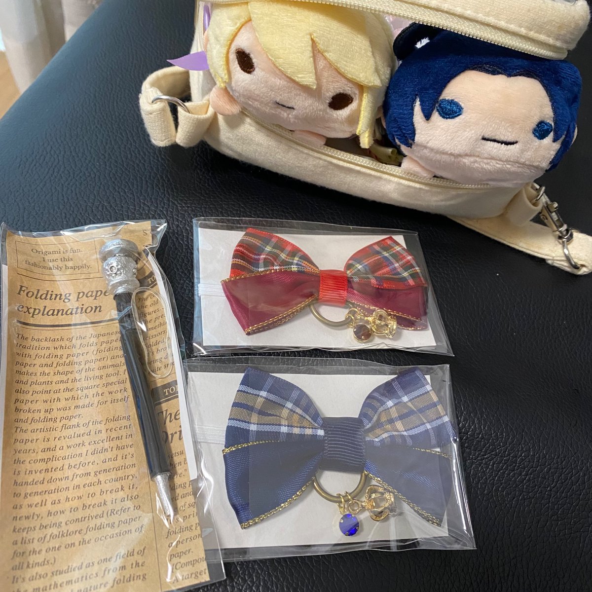 白い騎士さんのショップから無事のるちゃんずに届きました〜🎁✨
実物可愛すぎて開封できない…❣️
可愛くおめかし出来るね☺️💓