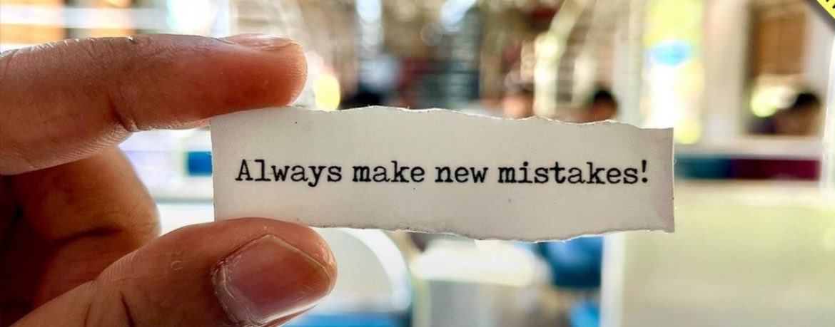 4eo's tweet photo. Always make new mistakes.
Overplanning kills magic, so calm down.
Focus on improving, not proving.
Losing toxic people is a win.
(Loved these sticker ads from #stickup) https://t.co/ilYZUFZJb4