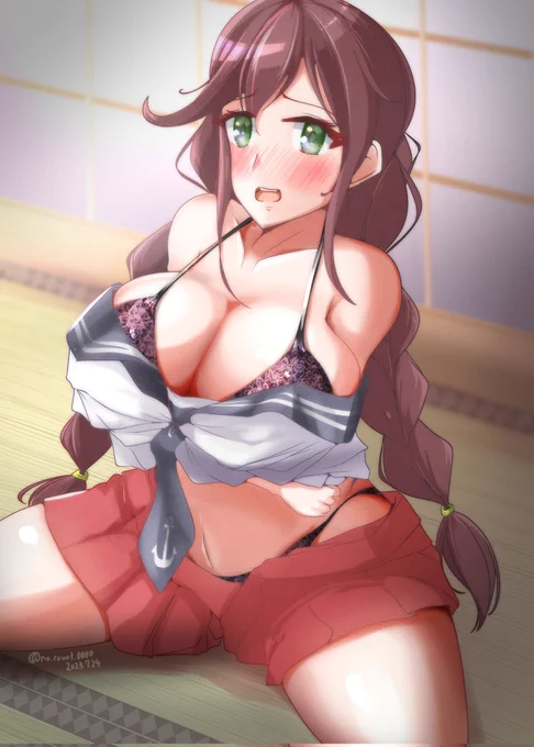 #これを見た人は無言で去年7月の画像を貼る能代 
